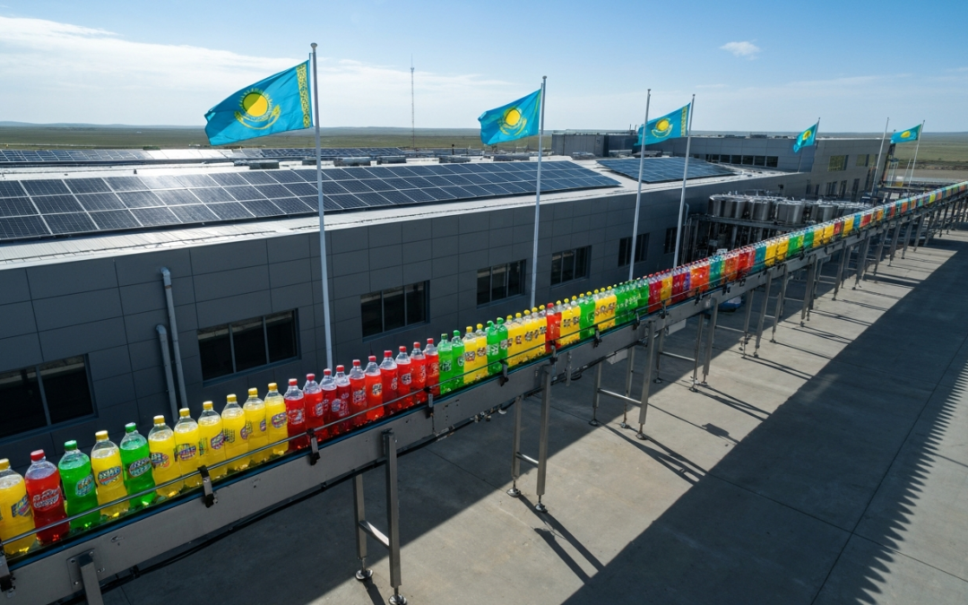 Завод по производству безалкогольных напитков в СЭЗ Казахстана